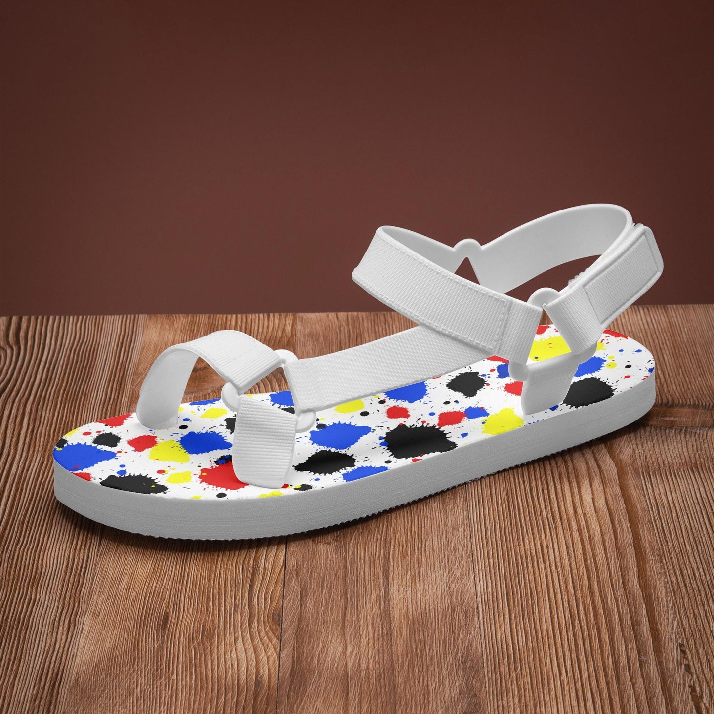 Paint Drip Casual Strappy Sandals