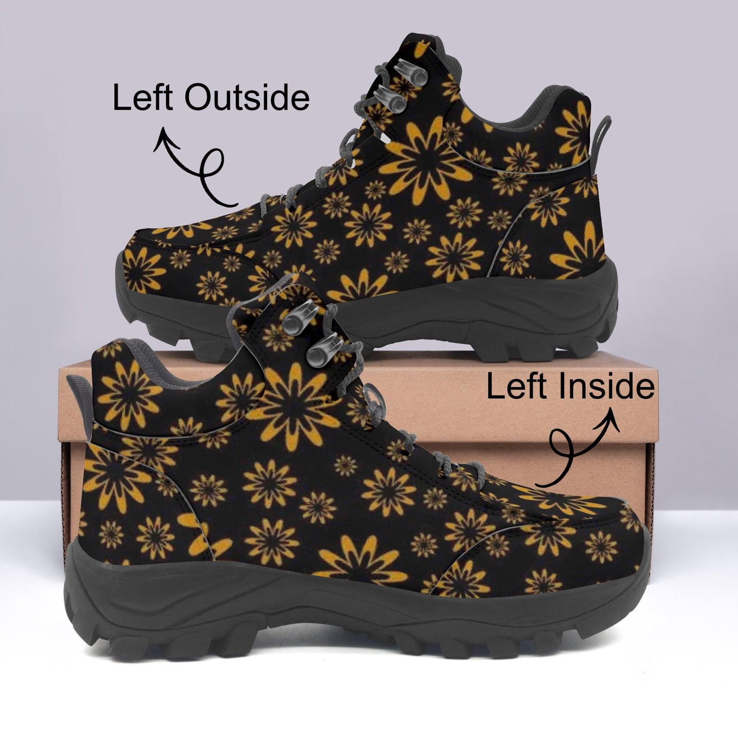 Flower Boomtelyah Unisex Classic Boots