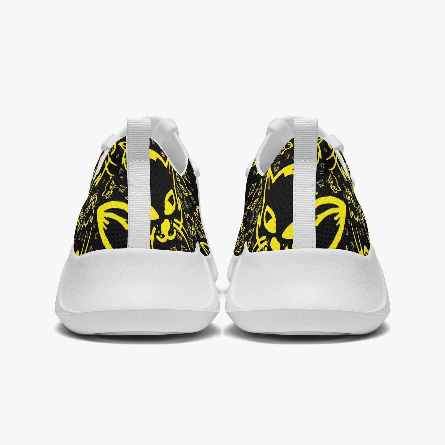 Black Yellow Mellow Women's Running Shoes