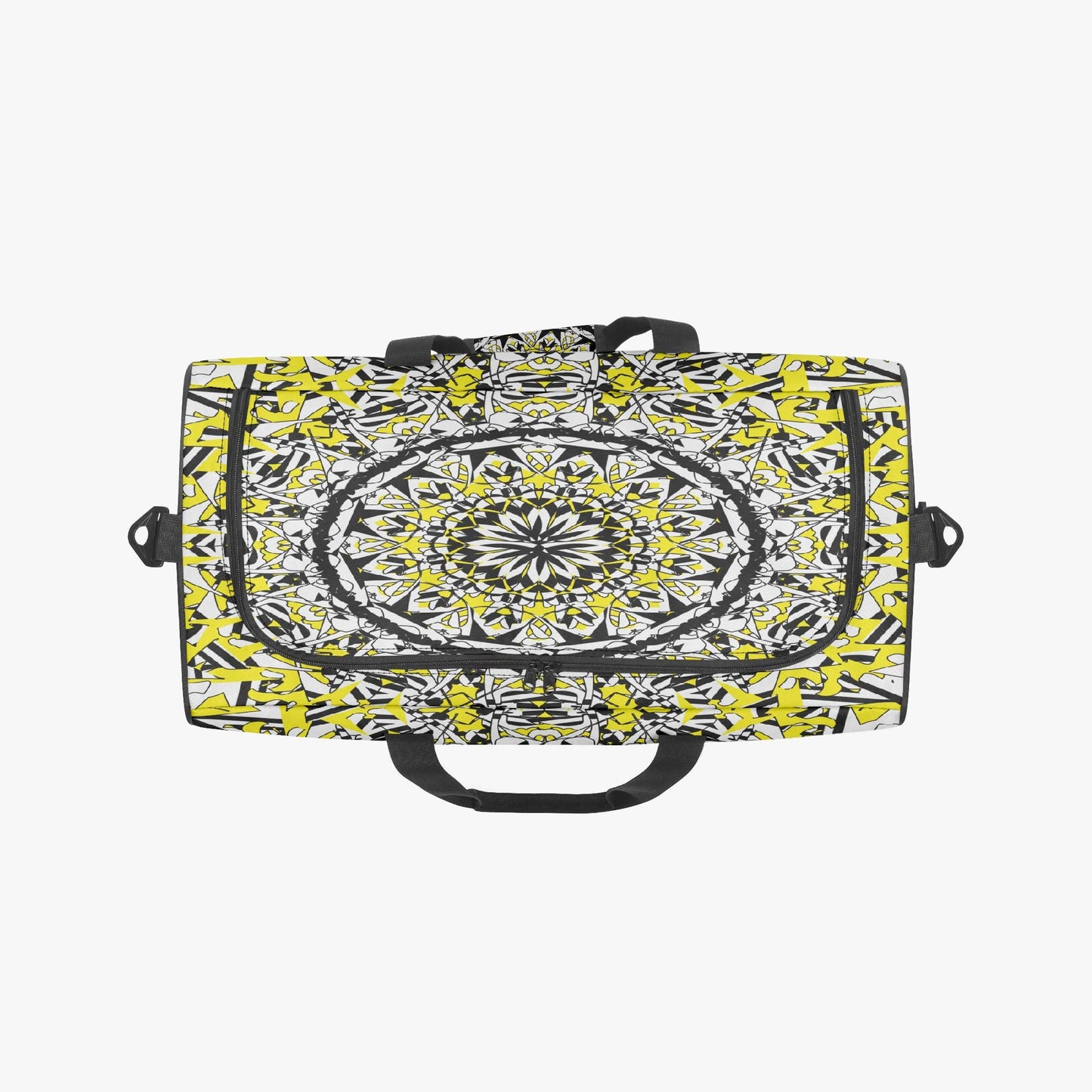 Flower Bloom In Yellow Duffel Bag
