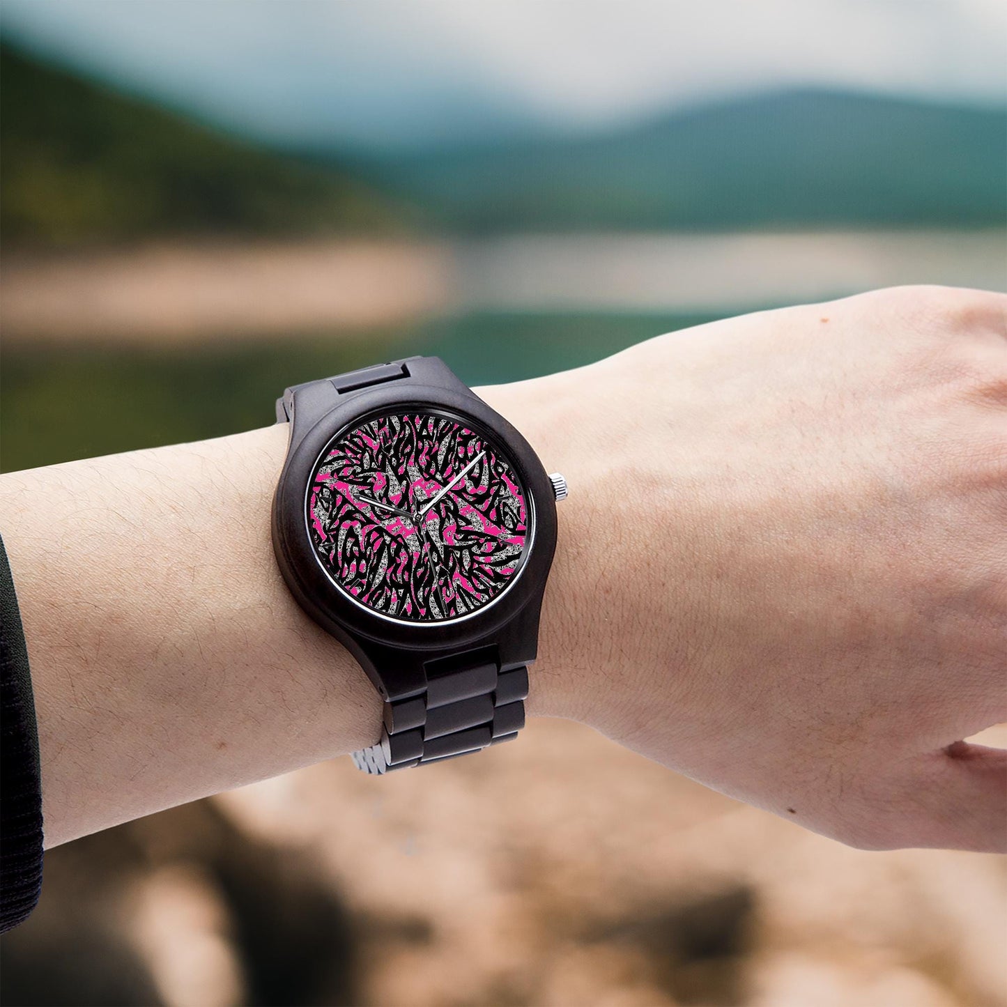 Skullfetti Italian Olive Lumber Quartz Watch