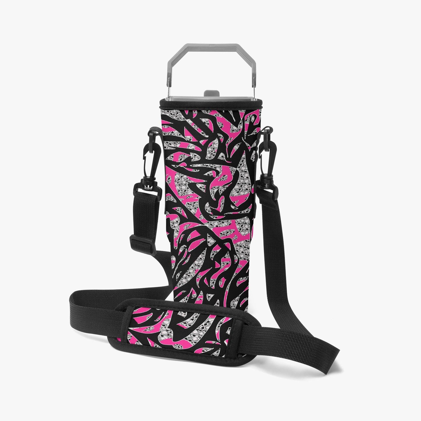 Skullfeti Tumbler Sleeve with Phone Holder
