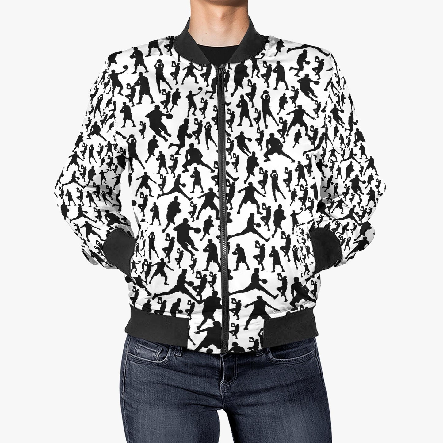 B-Ball Moves Men's Bomber Jacket