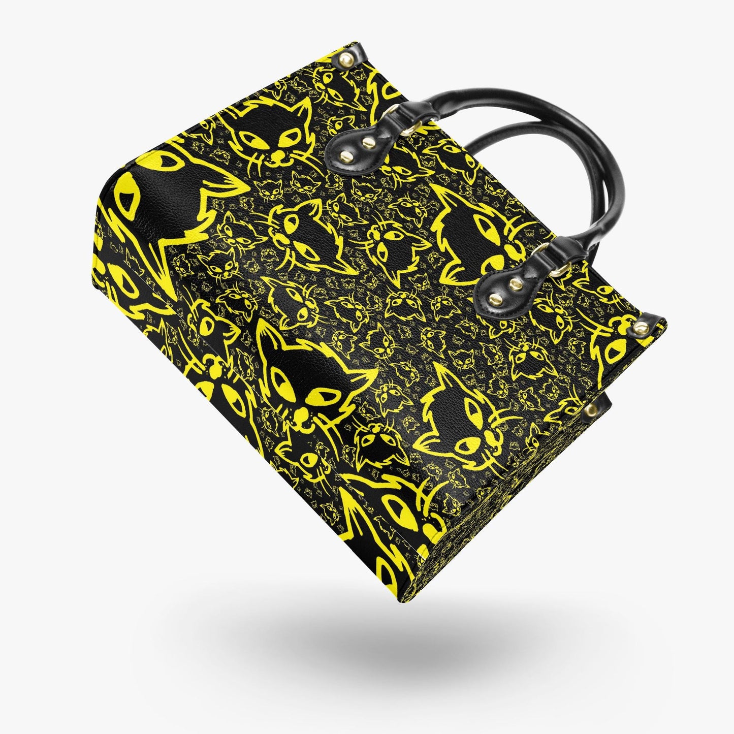 Black Yellow Mellow Concise Type Women's Tote Bag