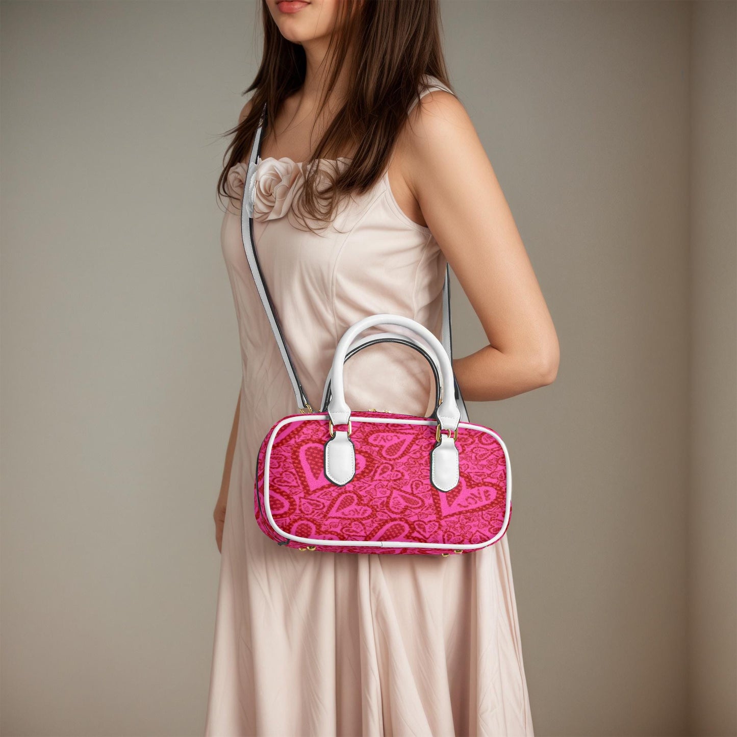 Hearts Of Love Top Handle Bags
