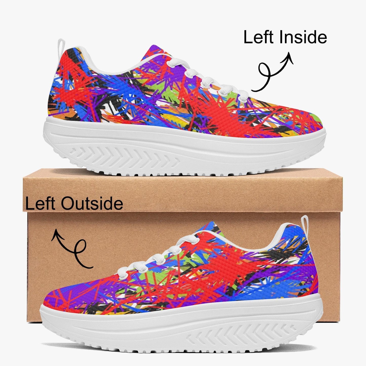 Splash Out Casual Women’s Mesh Rocking Shoes