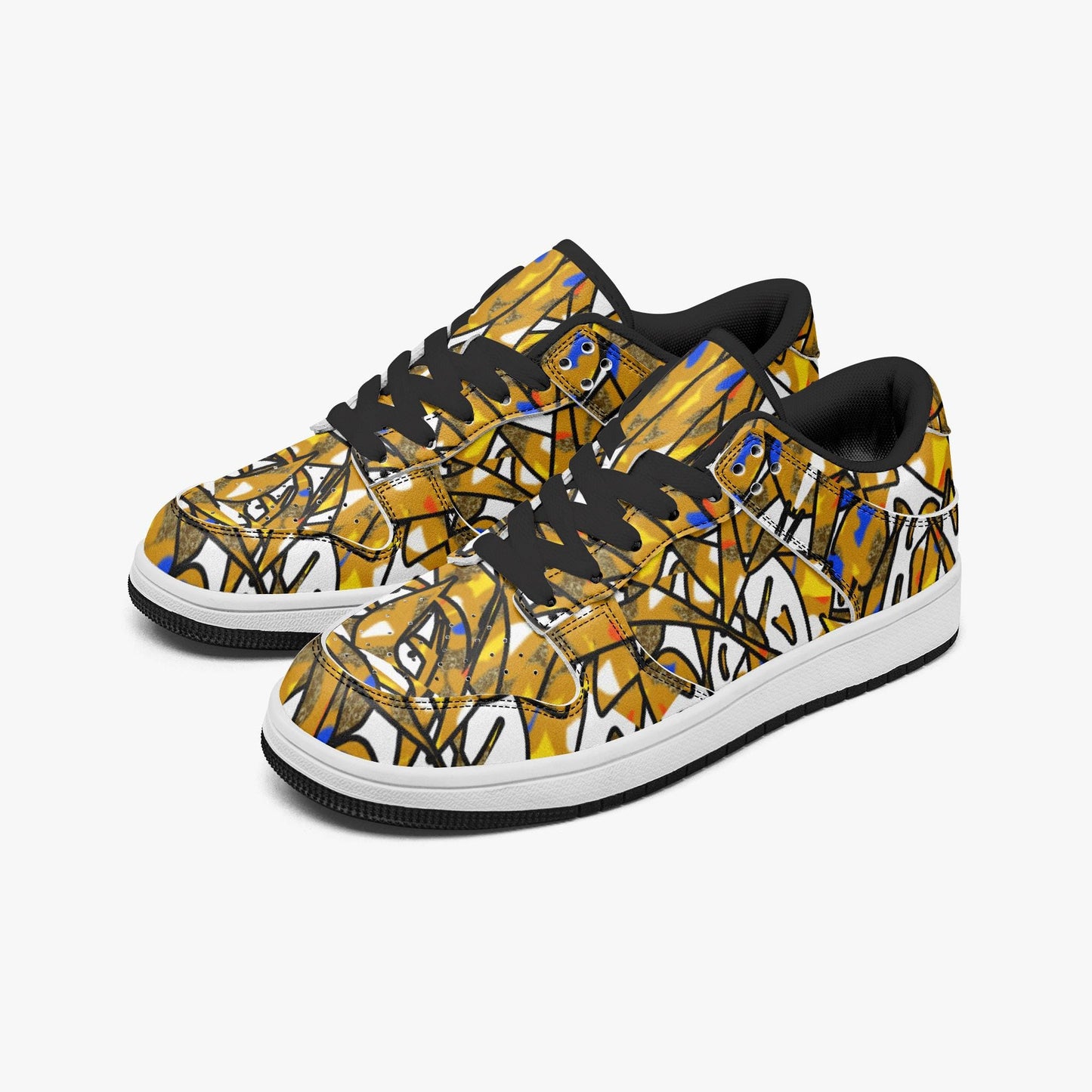 Light Seekers Dunk Stylish Low-Top Leather Sneakers