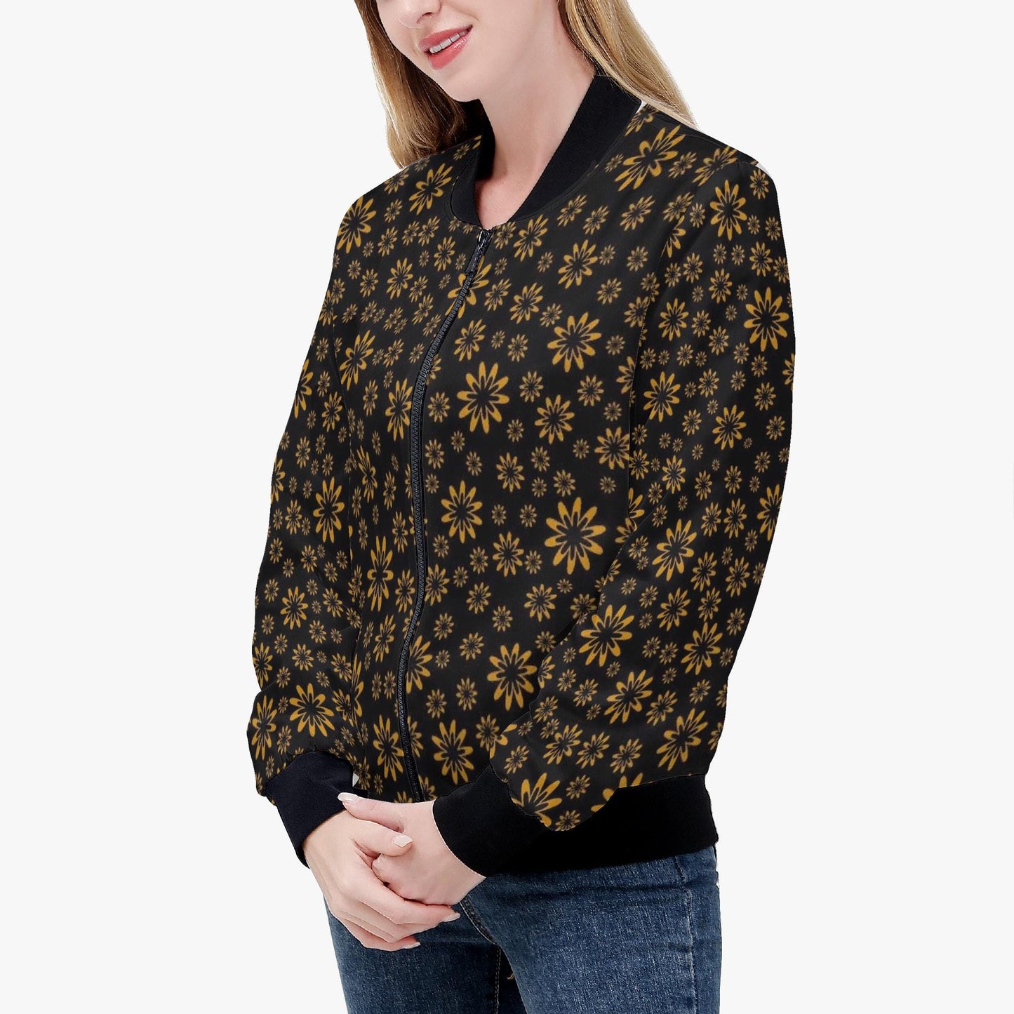 Flower Boomtelyah Women's Bomber Jacket