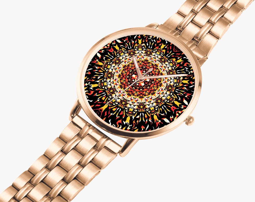 Grace Blossom Steel Strap Quartz watch