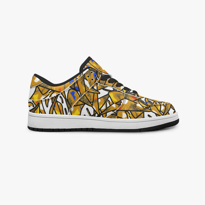 Light Seekers Dunk Stylish Low-Top Leather Sneakers