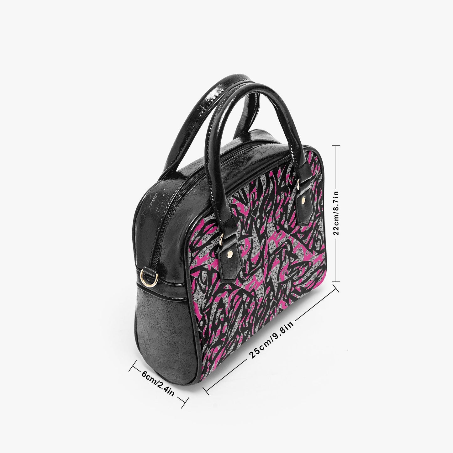 Skullfetti Casual Leather Saddle Bag