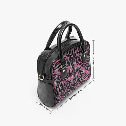 Skullfetti Casual Leather Saddle Bag