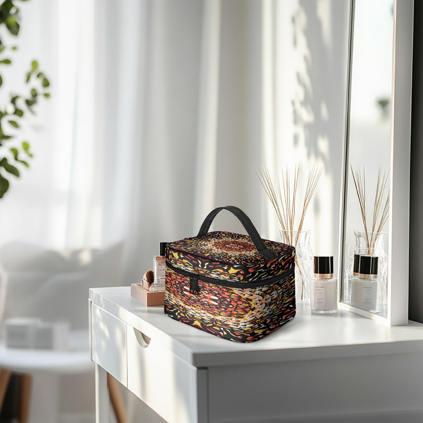 Grace Blossom Travel Makeup Bag