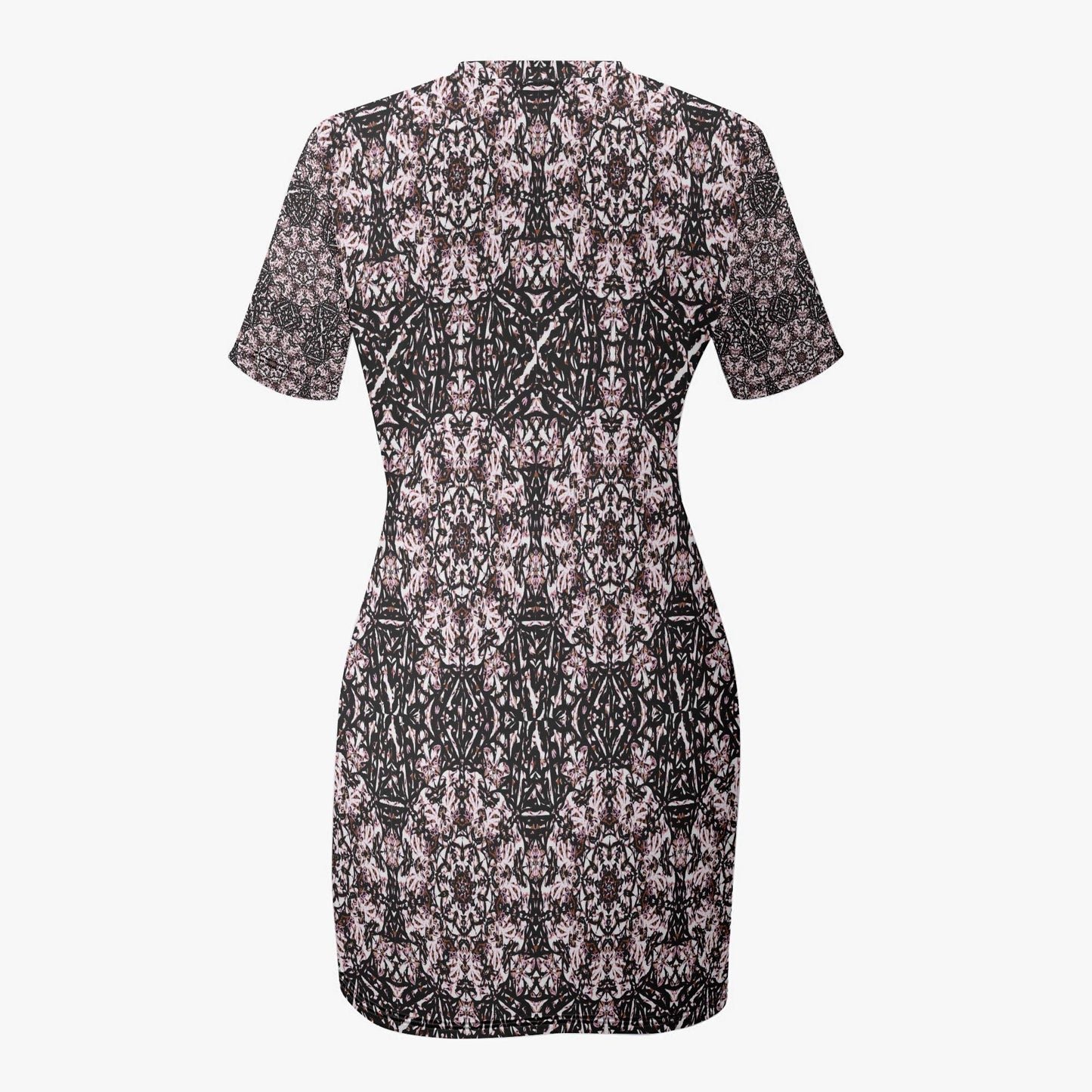 Tribal #2 Slim-fit Short-sleeved Dress