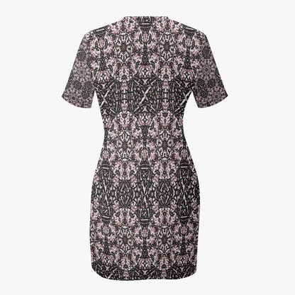 Tribal #2 Slim-fit Short-sleeved Dress