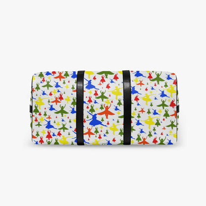 Colorful Ballerina Travel Duffle Bag