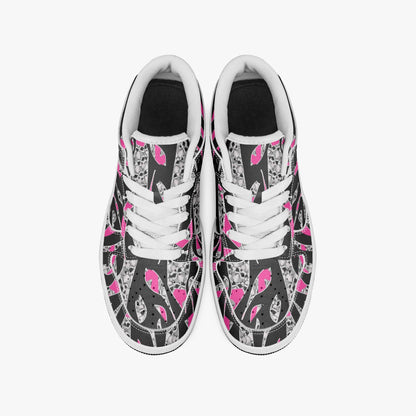 Skullfetti Dunk Stylish Low-Top Leather Sneakers
