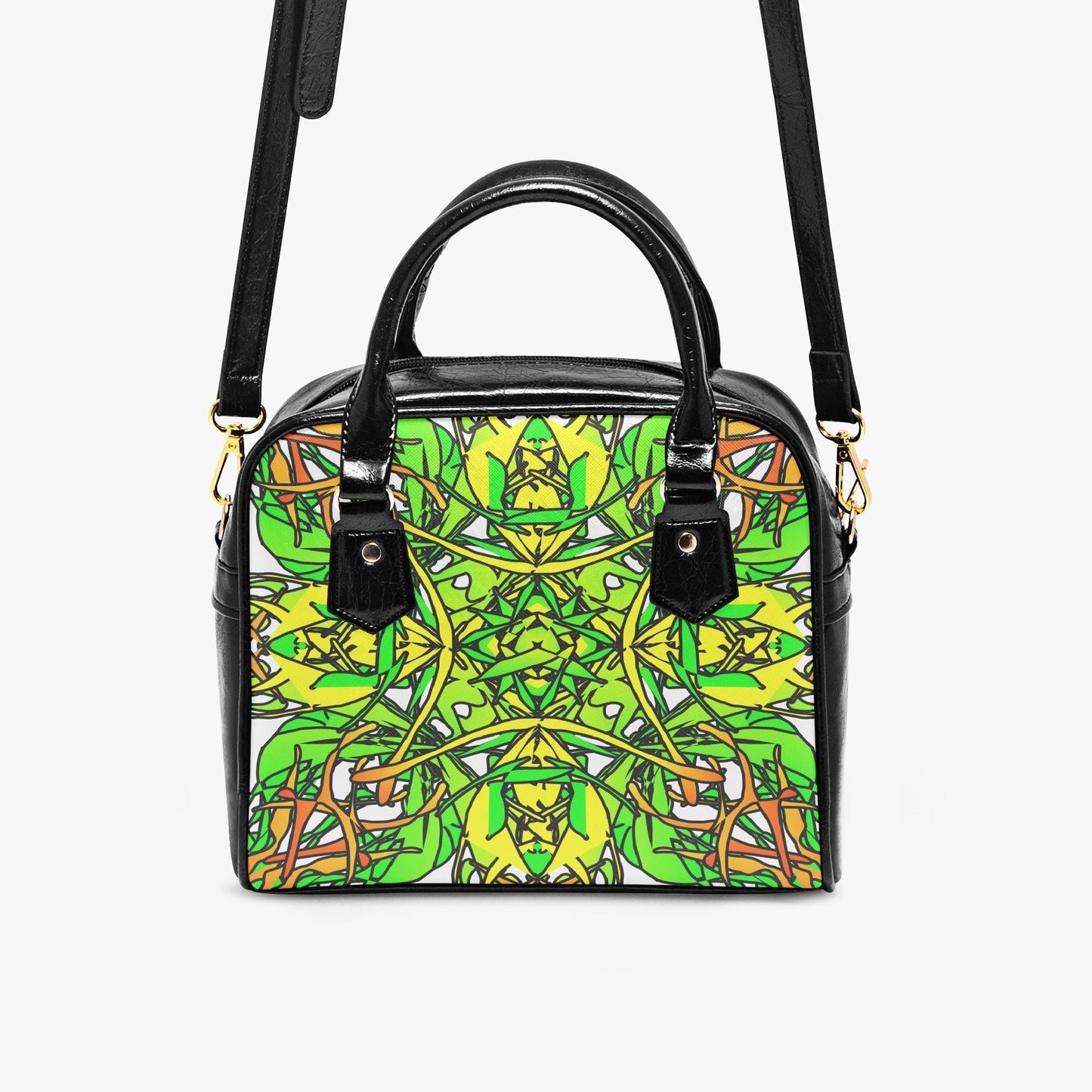 Hreavenly Treasure Casual Leather Saddle Bag