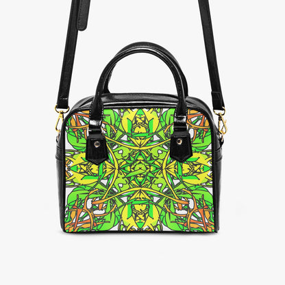 Hreavenly Treasure Casual Leather Saddle Bag