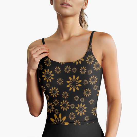 Flower Boomtelyah Sleeveless Yoga Tops