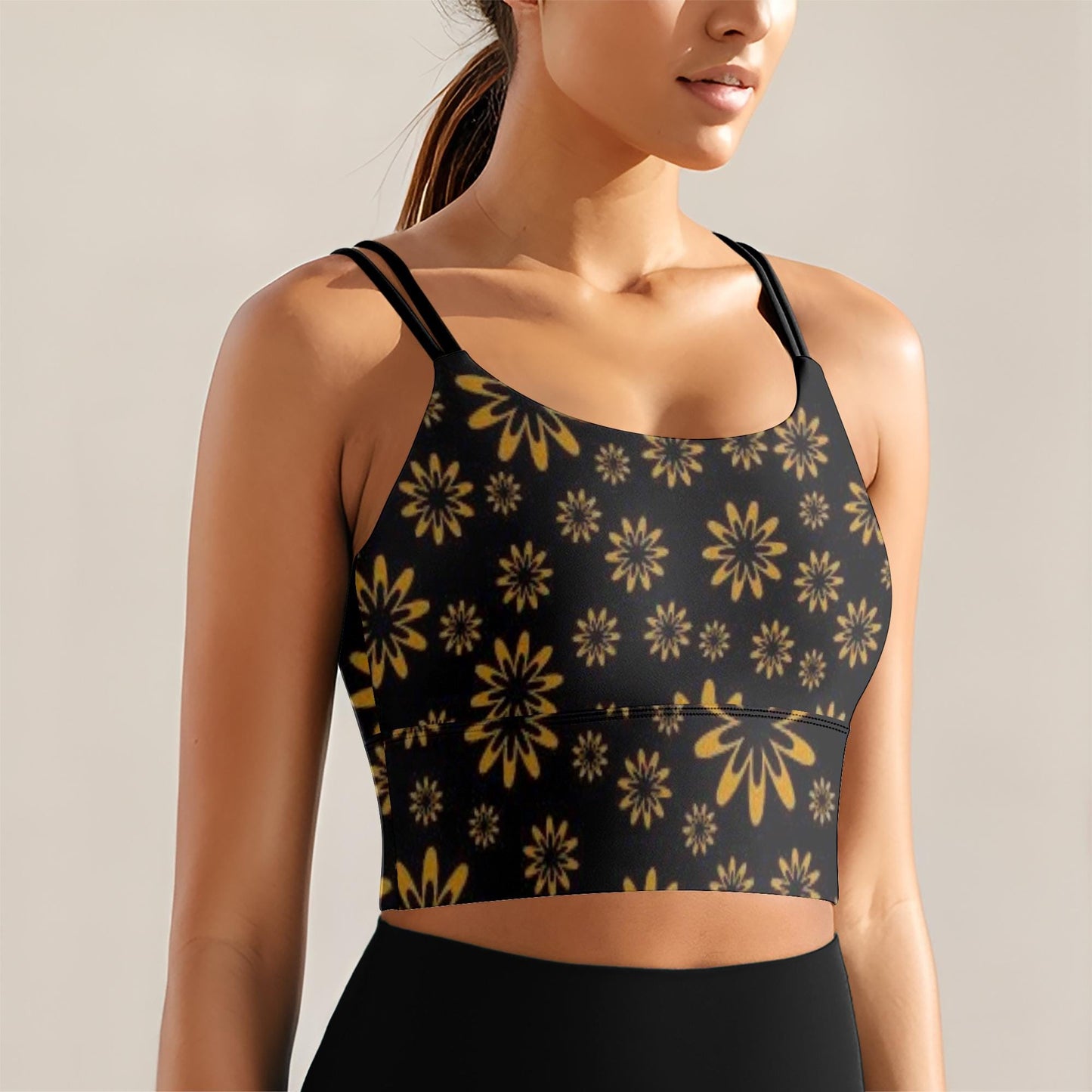 Flower Boomtelyah Short Yoga Tops