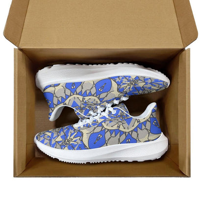 Blue Breeze Waving Running Shoes