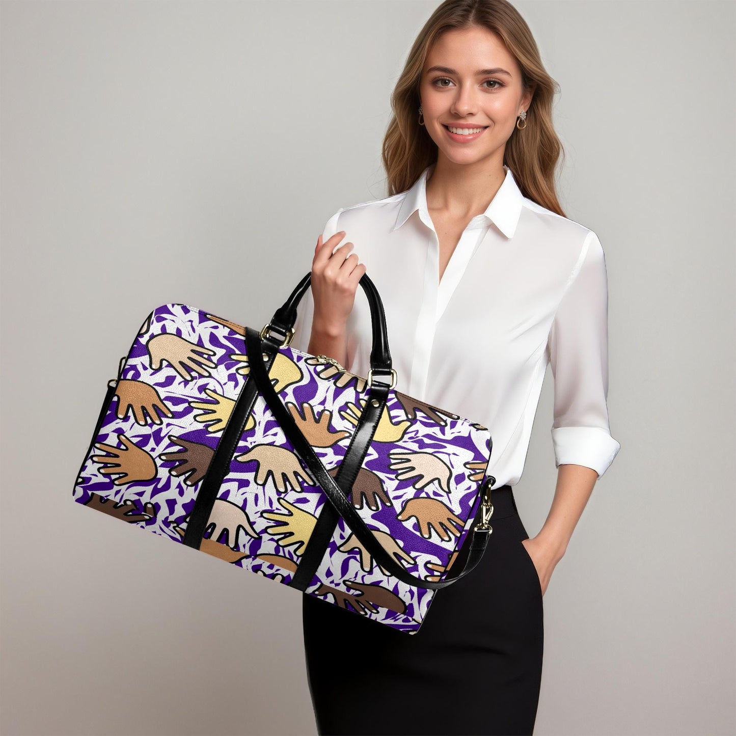 Hands Of Unity Travel Duffle Bag