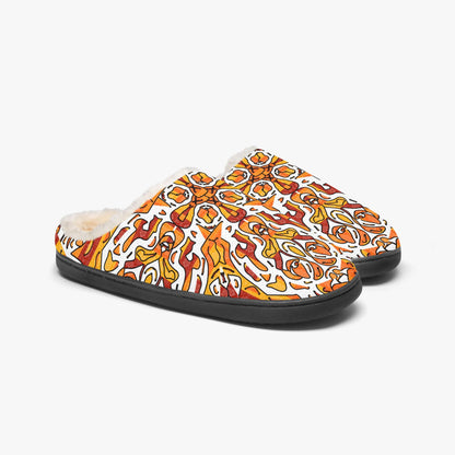 Heavenly Cross Fluffy Bedroom Slippers