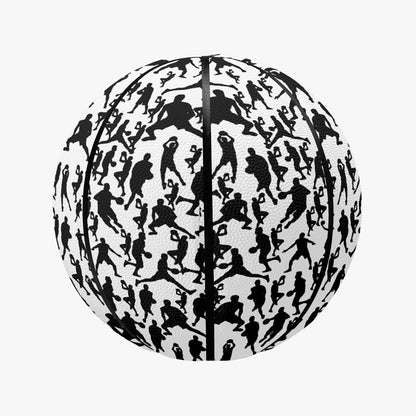 B-Ball Moves Basketball - Eight Panel Printed