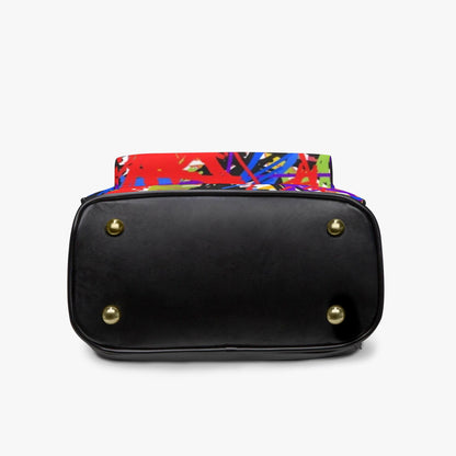 Splash Out Over Printed PU Backpack