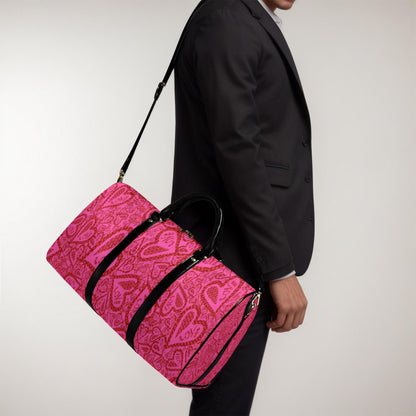 Hearts Of Love Travel Duffle Bag