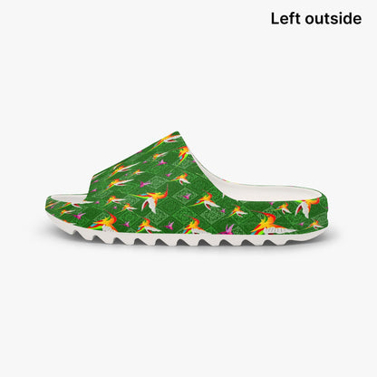 Humming Birds In Green AOP Slides
