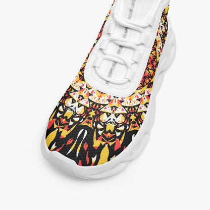 Grace Blossom High-top Bounce Mesh Knit Sneakers