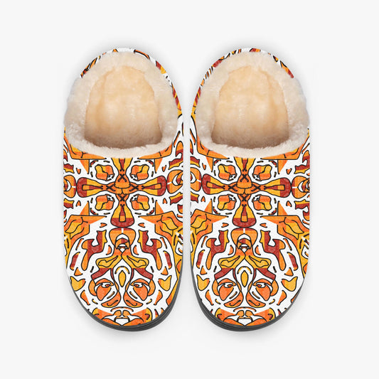 Heavenly Cross Fluffy Bedroom Slippers