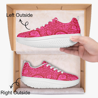Hearts Of Love Casual Women’s Mesh Rocking Shoes