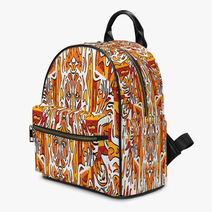 Heavenly Cross All Over Printed PU Backpack