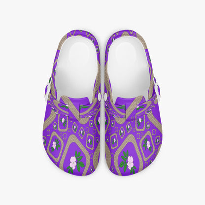 Purple Passion EVA Nurse Clogs