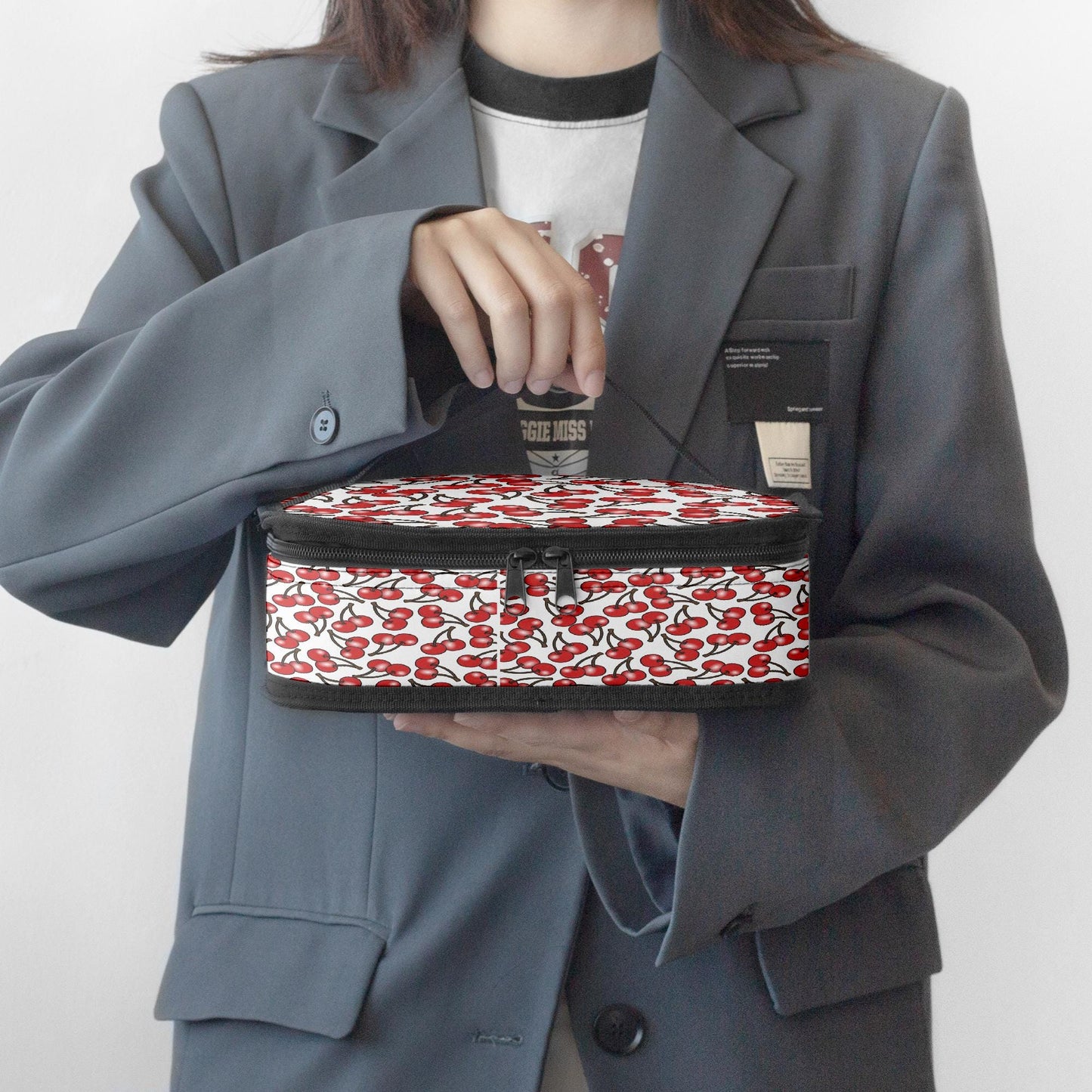 Cherry Blossom Insulated Lunch Bag
