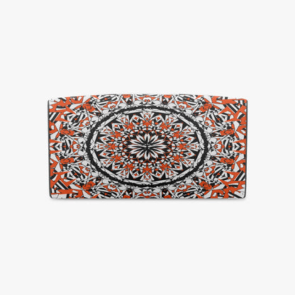 Flower Bloom In Orange Duffel Bag