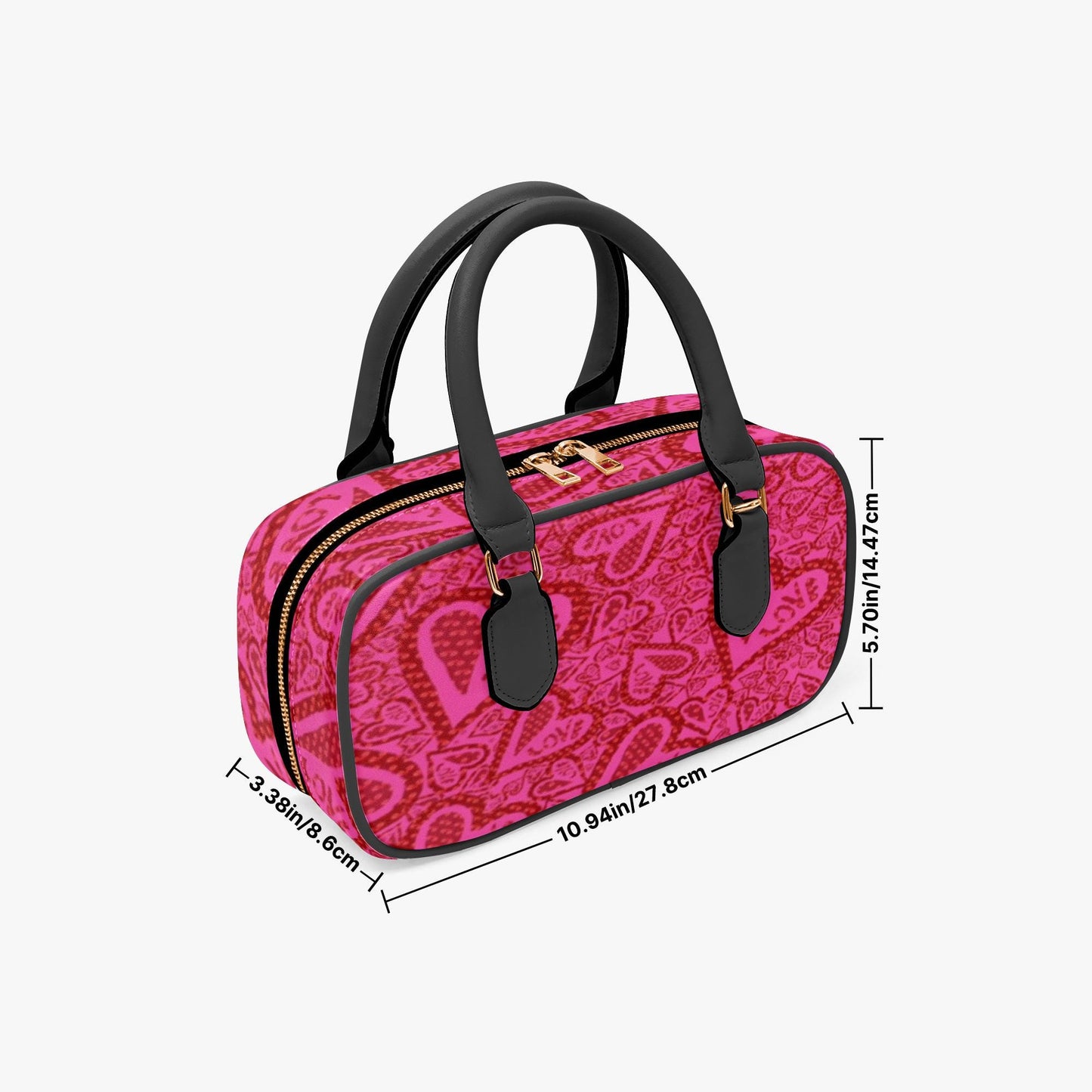Hearts Of Love Top Handle Bags