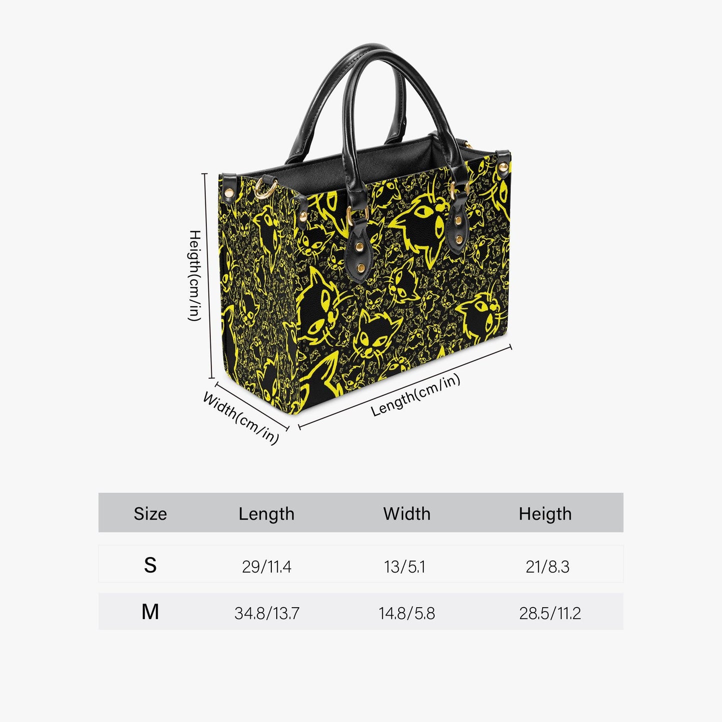 Black Yellow Mellow Concise Type Women's Tote Bag