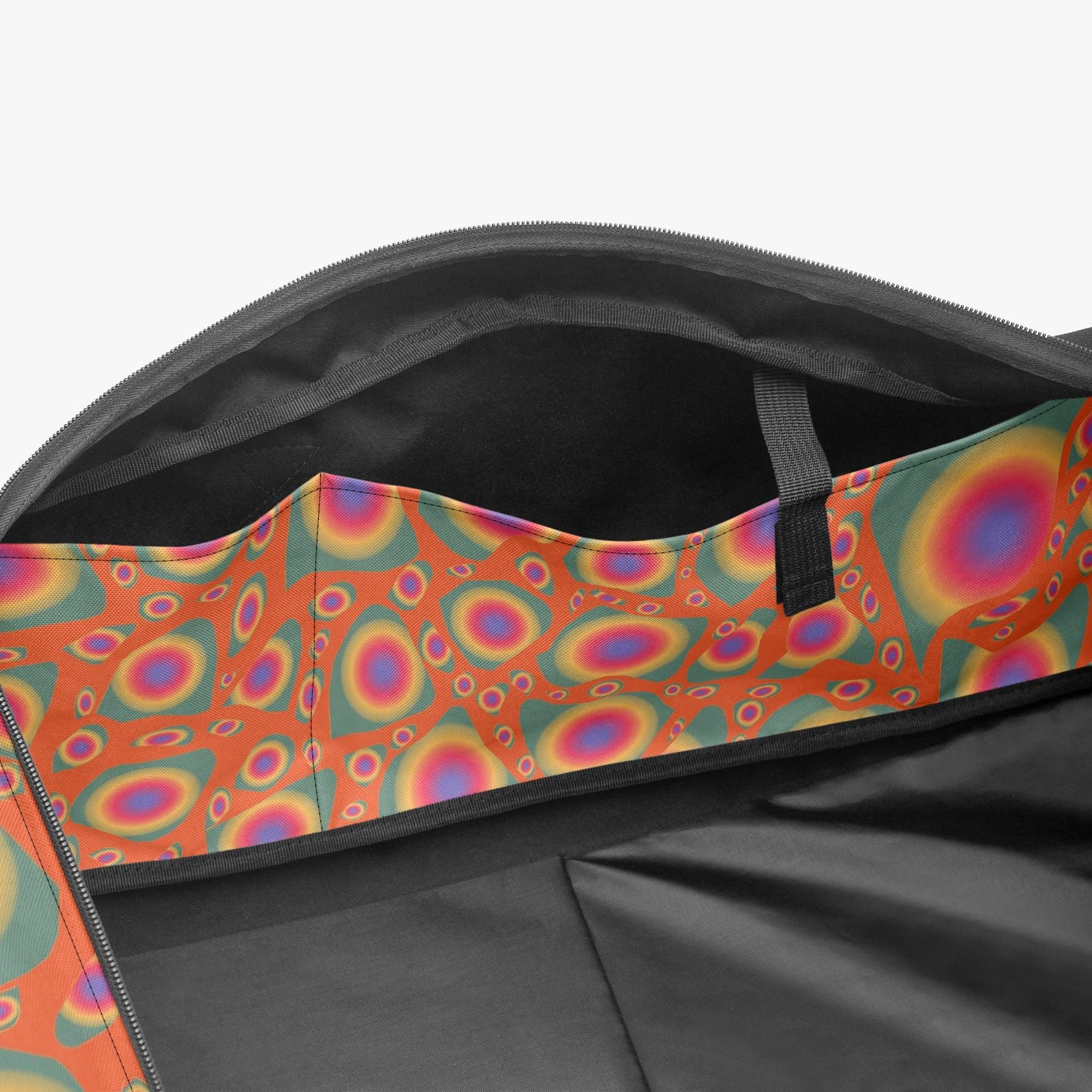 Orange Lava Duffel Bag