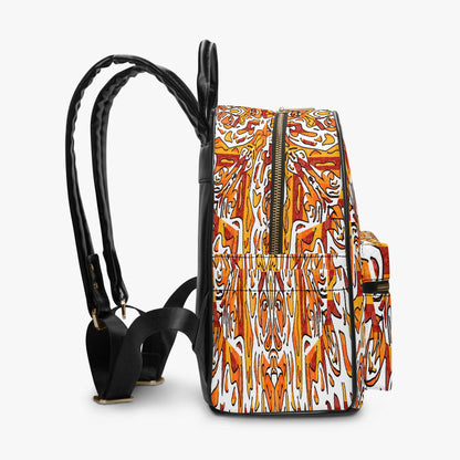 Heavenly Cross All Over Printed PU Backpack