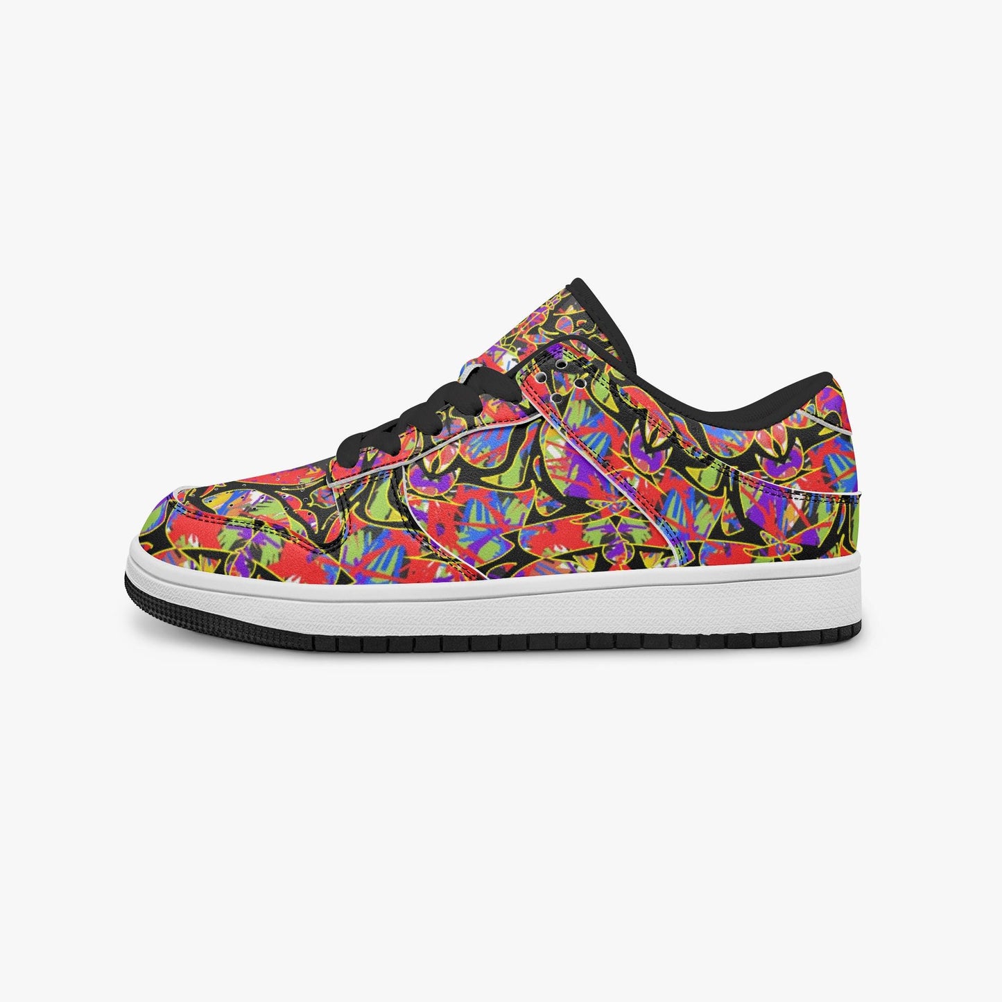 Color Bound Dunk Stylish Low-Top Leather Sneakers