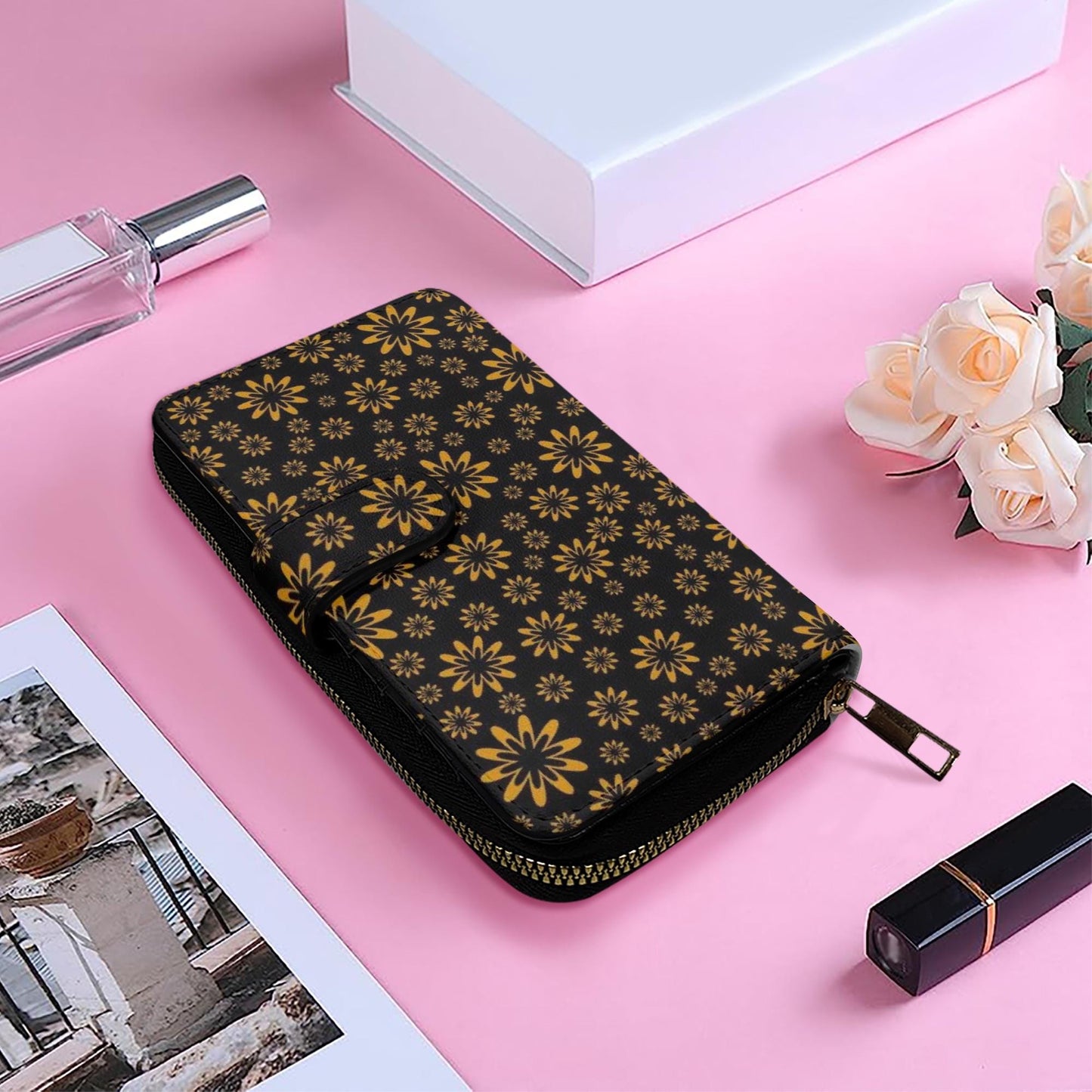 Flower Boomtelyah Long Flap Wallet