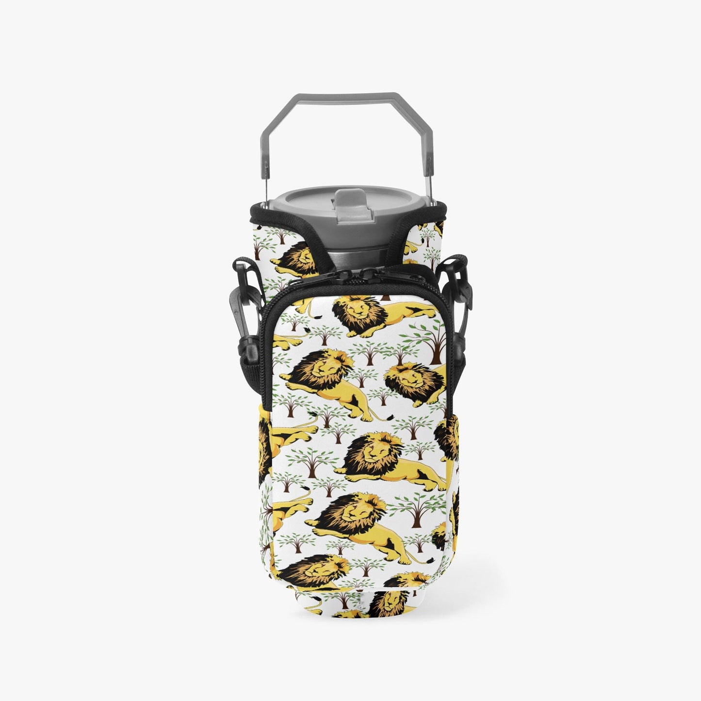 Chill Lion Tumbler Sleeve with Phone Holder