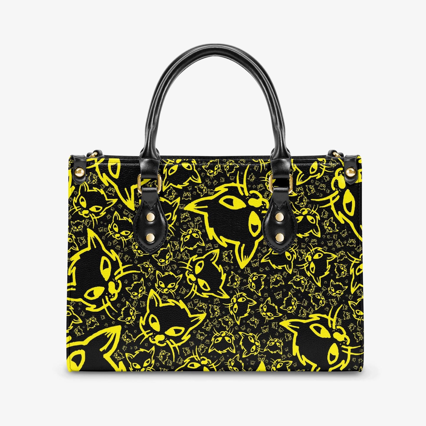 Black Yellow Mellow Concise Type Women's Tote Bag