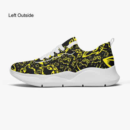 Black Yellow Mellow Women's Running Shoes
