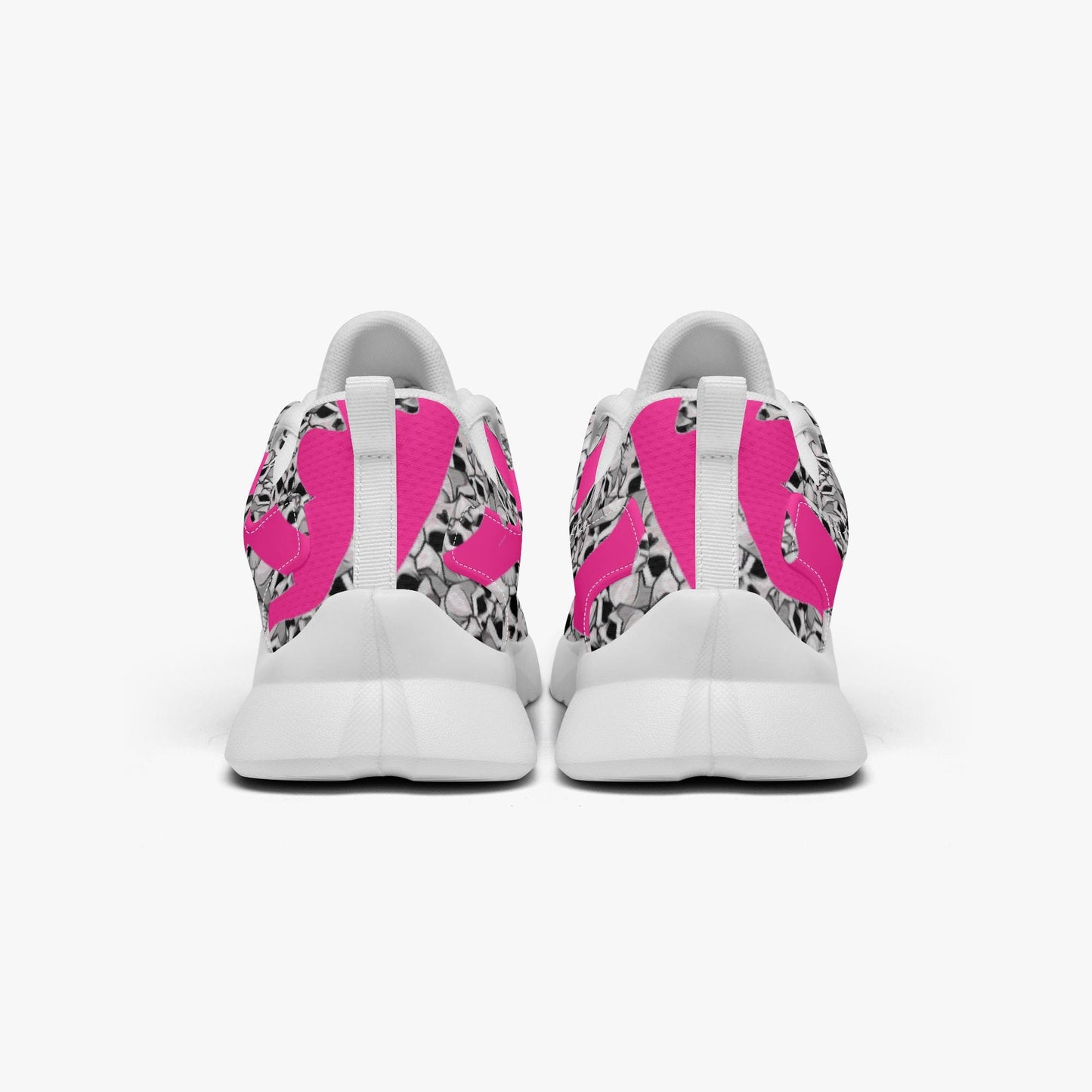 Skulls In Pink Minimalist Running Shoes