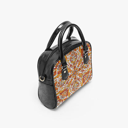 Heavenly Cross Casual Leather Saddle Bag